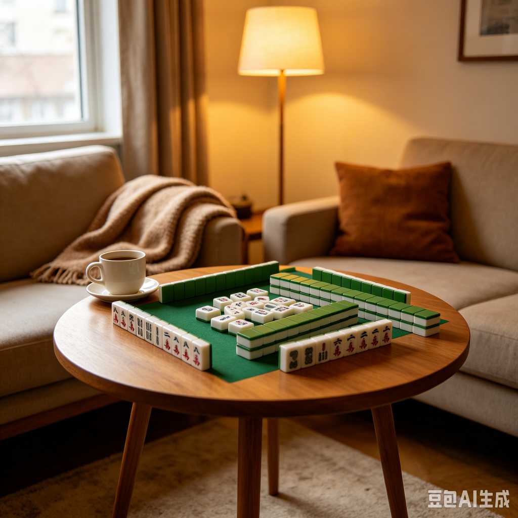 smooth print surface mahjong tiles